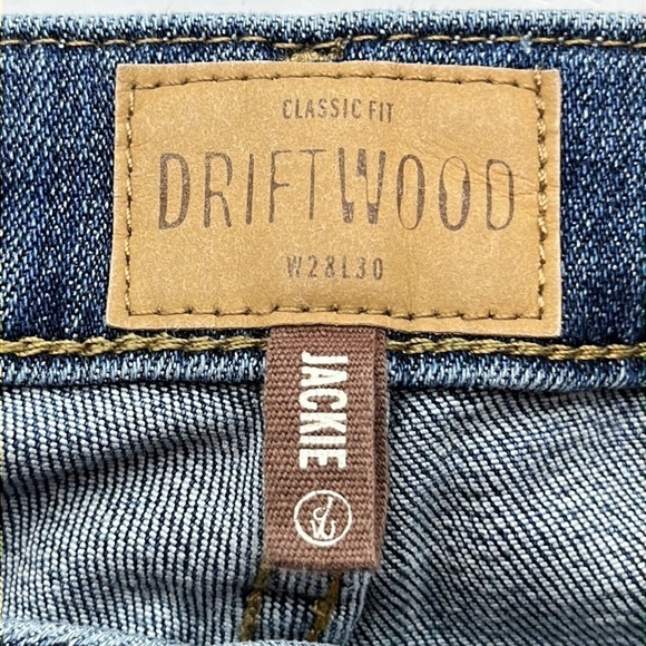 Driftwood Jackie Straight Leg High Rise Size 28 - Picture 8 of 16